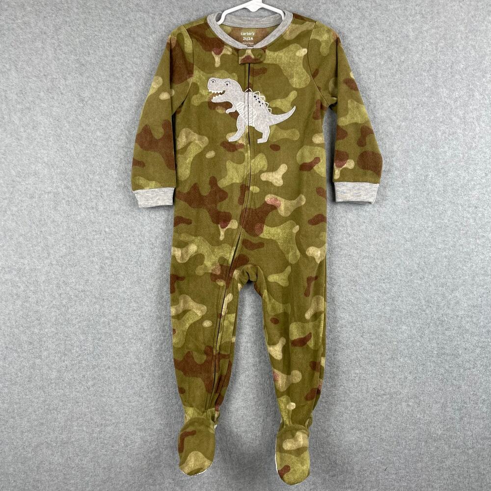 Carter's Dino Fleece Footed Pj Size 2T